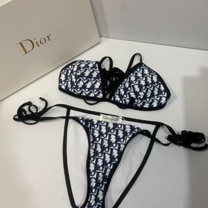 Dior Black and White Women's Bikini